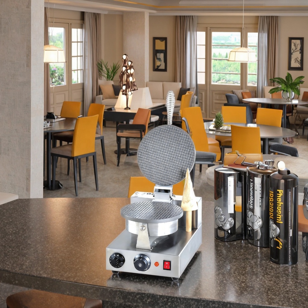 Food Snacks Easy To Make - # Machine à cônes électrique commerciale