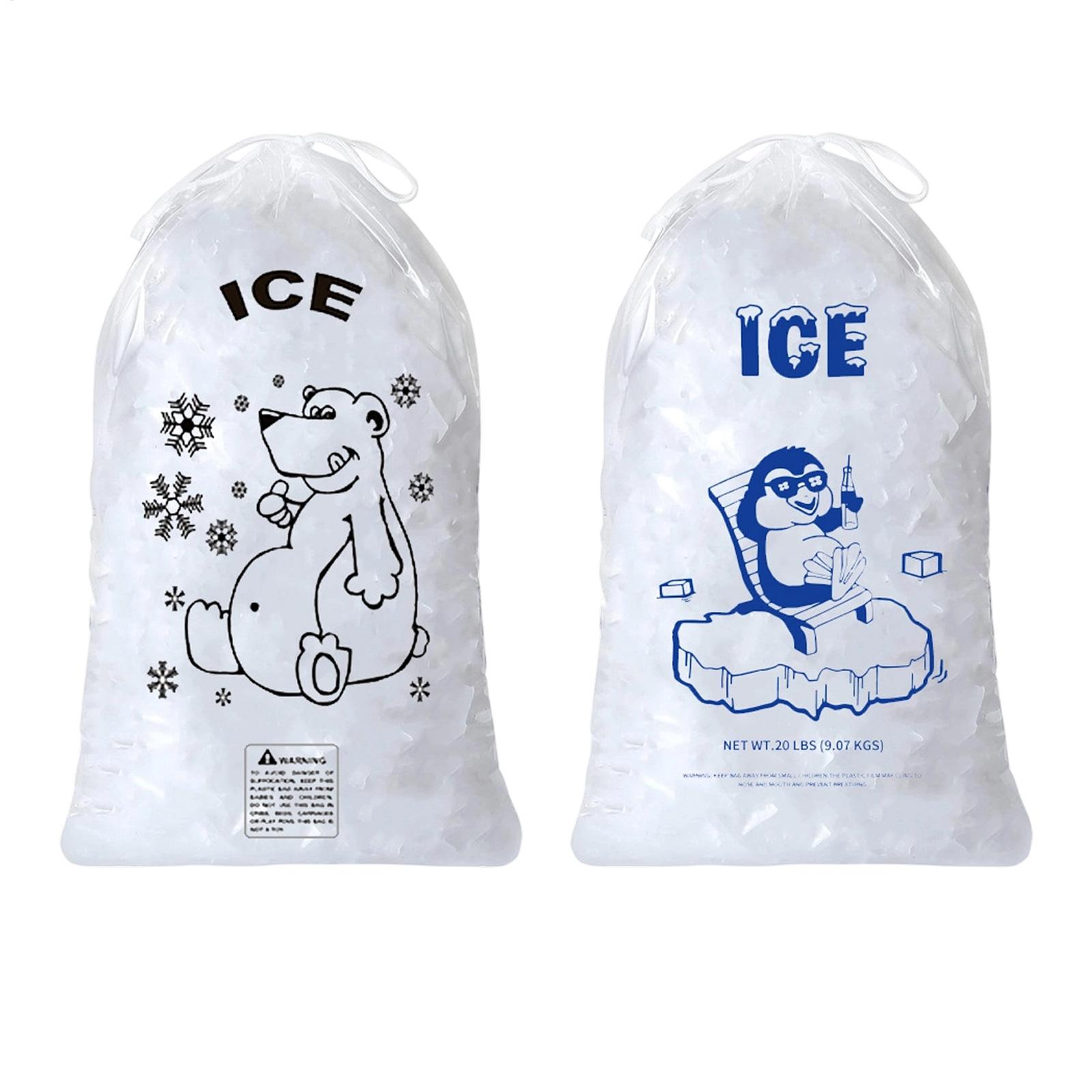 Sacs à glace 50 pièces, sacs e - Food Snacks Delivery avis et prix