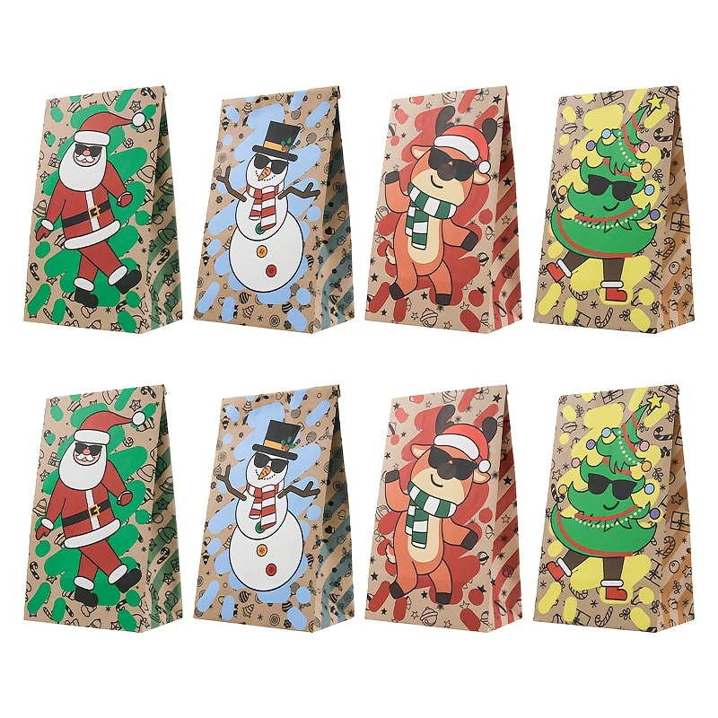 Sacs en papier de Noël 24 pièc - Xmas Food Snacks avis et prix